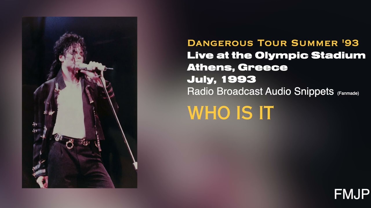 [LEAK] Dangerous World Tour Live in Athens 1993 Radio Broadcast (Fanmade) | FMJP
