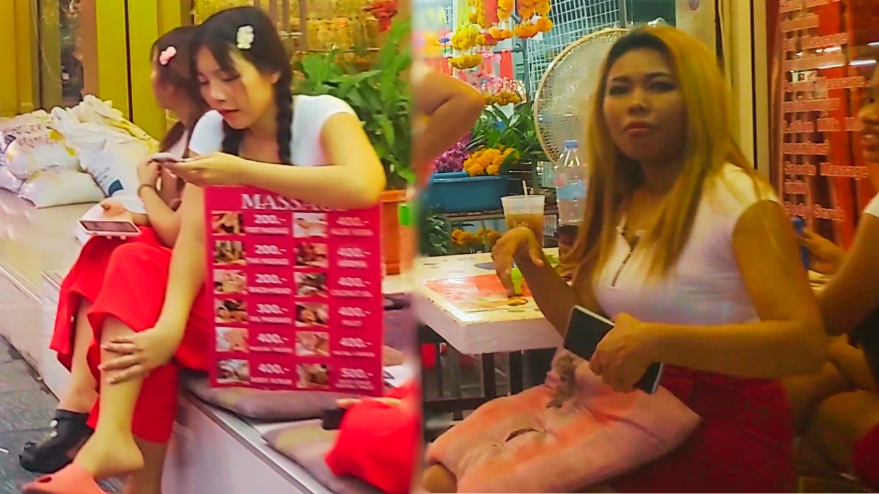 🇹🇭 [4K] Pattaya Klang Road massage shops - Pattaya Thailand 2026