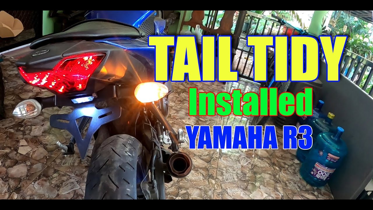 TAIL TIDY | FENDER ELIMINATOR INSTALLED ON YAMAHA R3