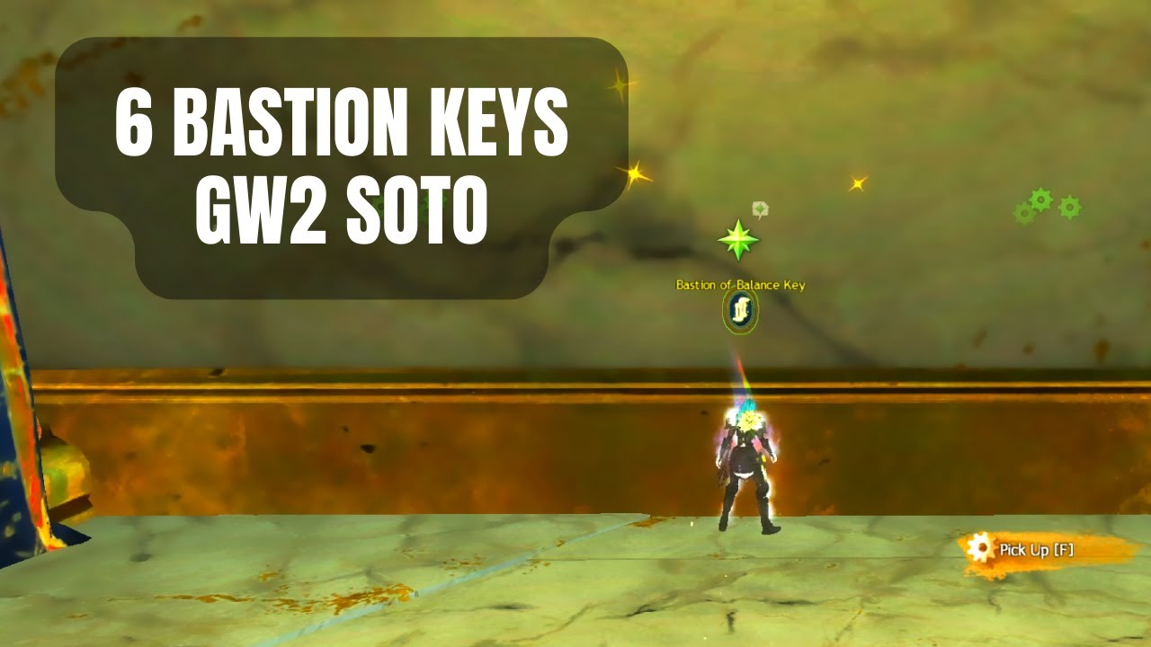 Finding 6 Bastion Keys in Restore the Wizards Tower Story GW2 SOTO Guide