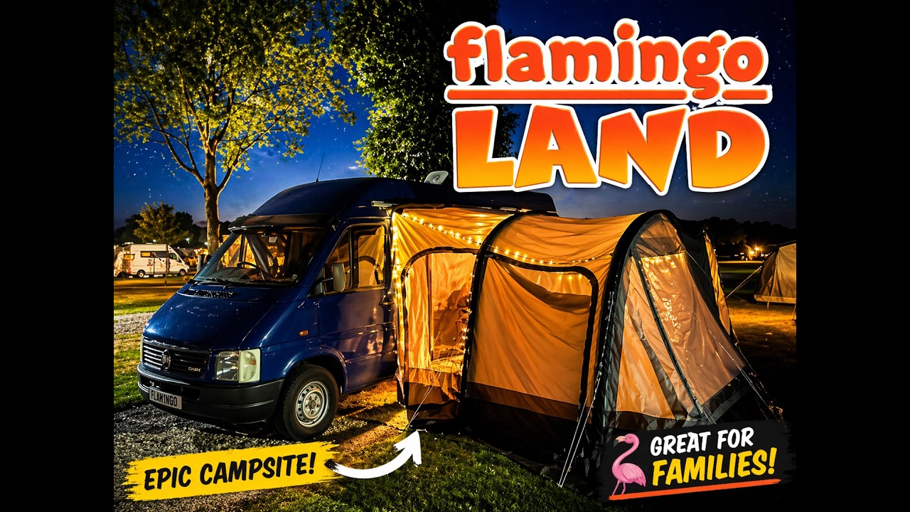 Flamingo Land resort  theme park & zoo   North Yorkshire #flamingoland #ukholidays #vanlife