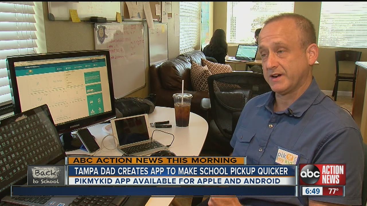 Tampa dad creates app to make school pickup quicker