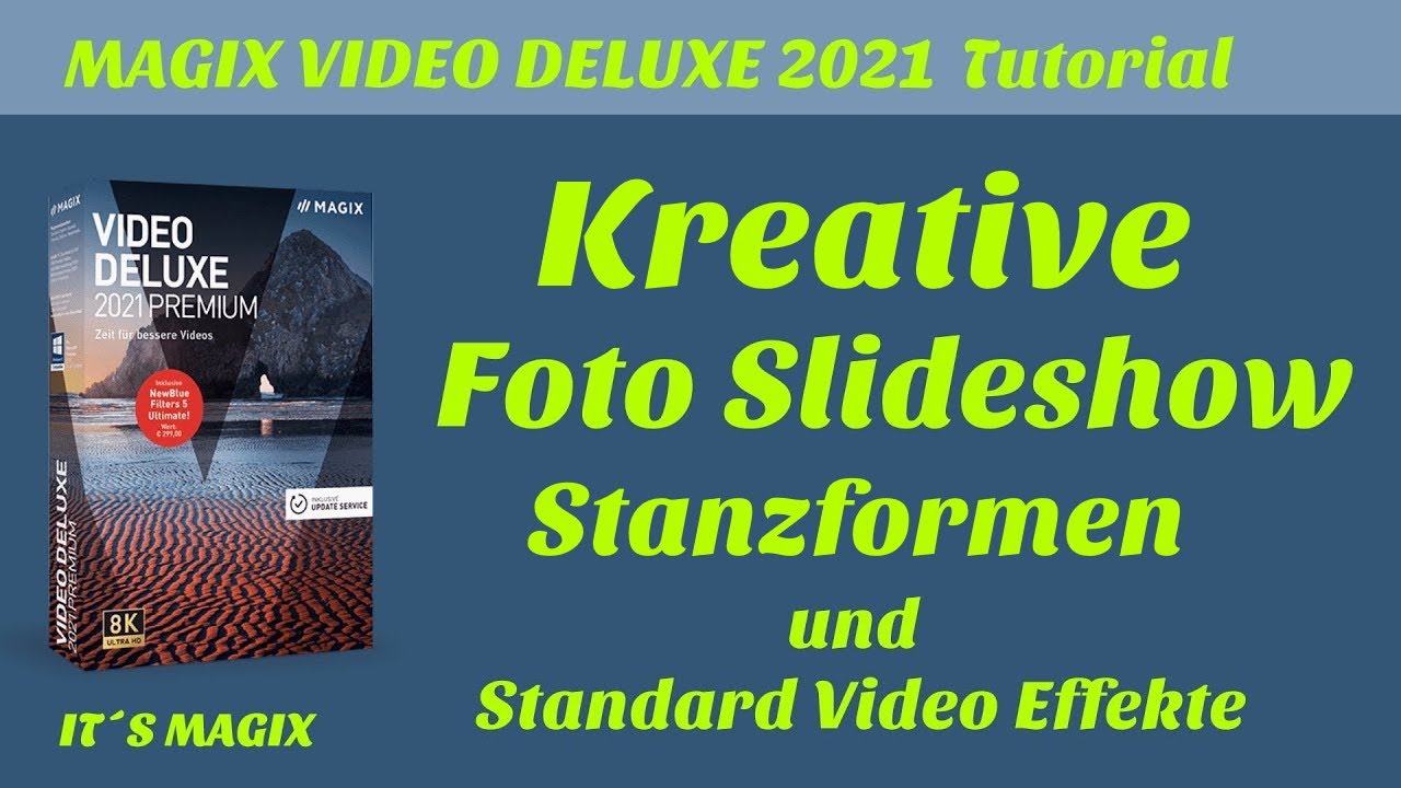 Kreative Fotoslideshow - DROP IN AND SMILE- mit MAGIX VIDEO DELUXE 2021