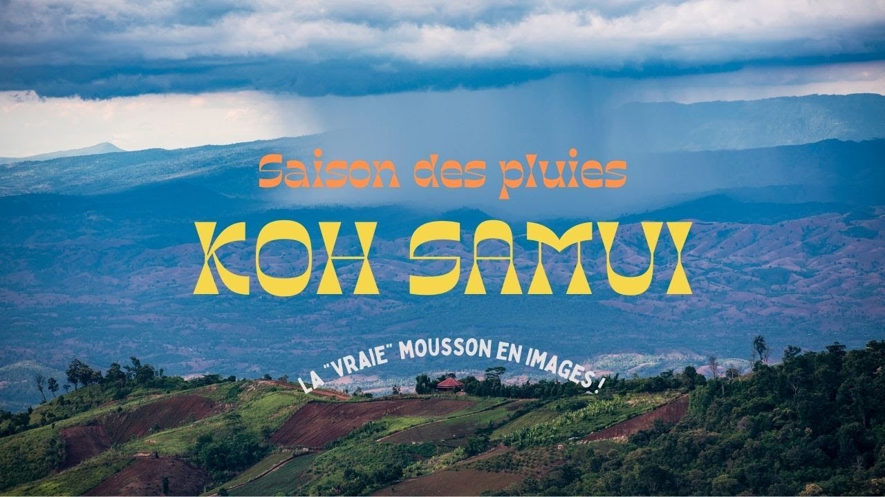 #KohSamui en saison des pluies, paradis ou enfer ? La VÉRITÉ en vidéo ☀️☔😨