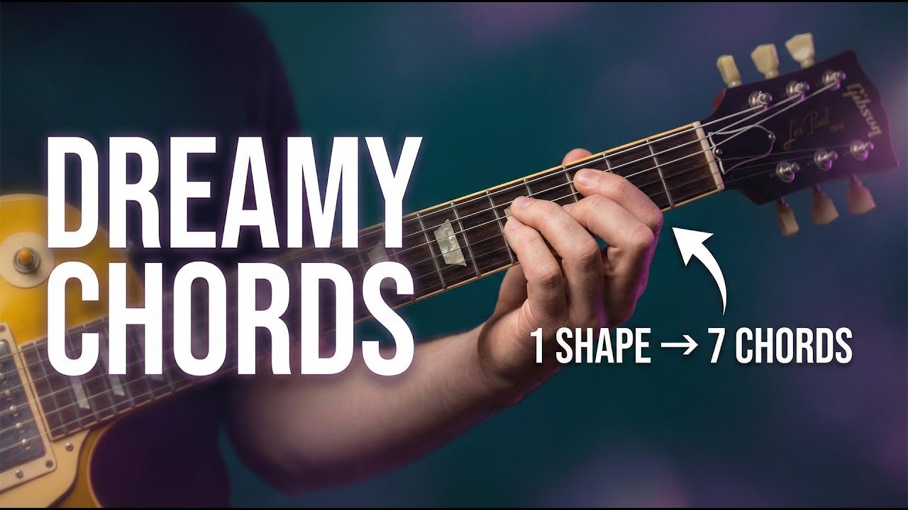 7 Dreamy Chords for Indie & Shoegaze (1 Shape, Endless Vibes!)