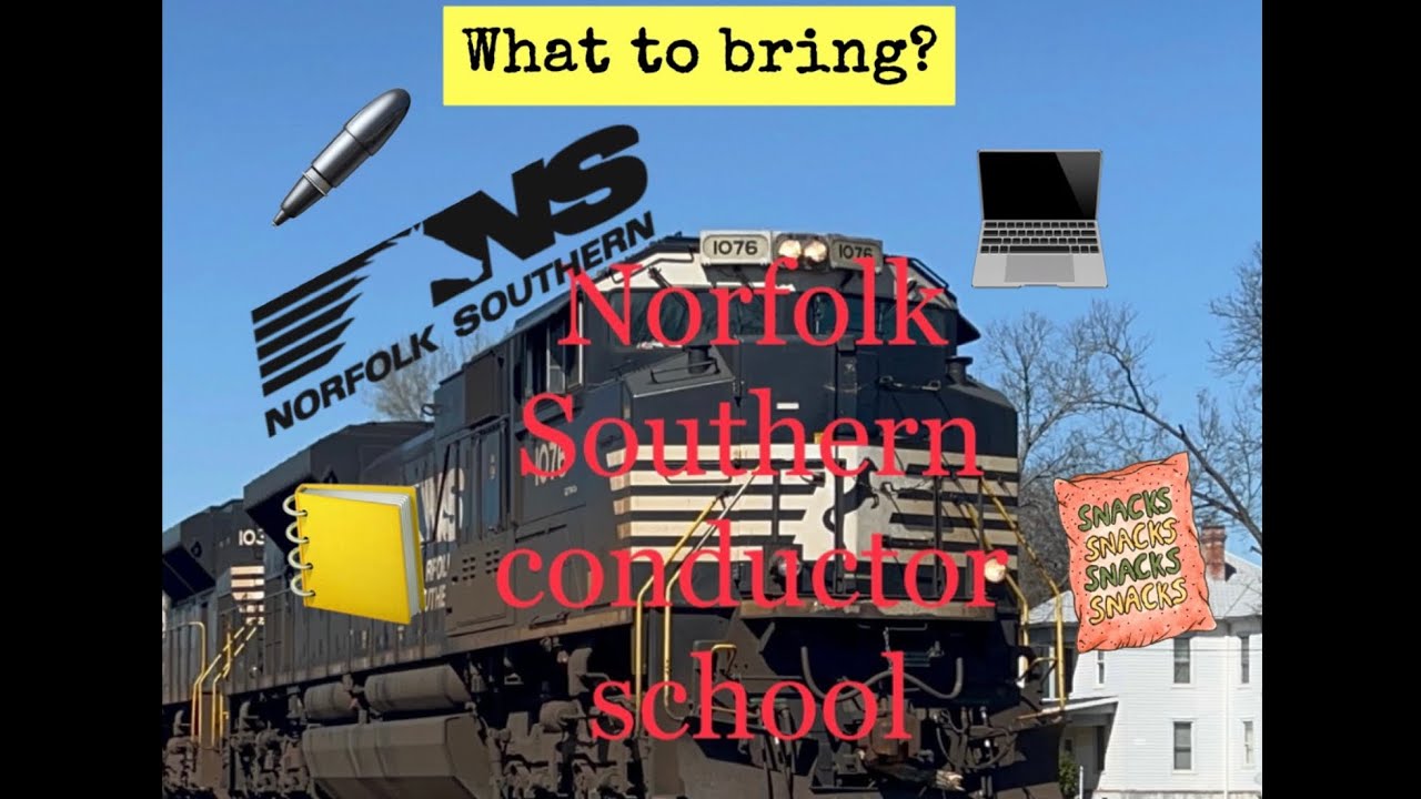 What to bring with you to Norfolk Southern, conductor school in McDonough. (What helped me!)