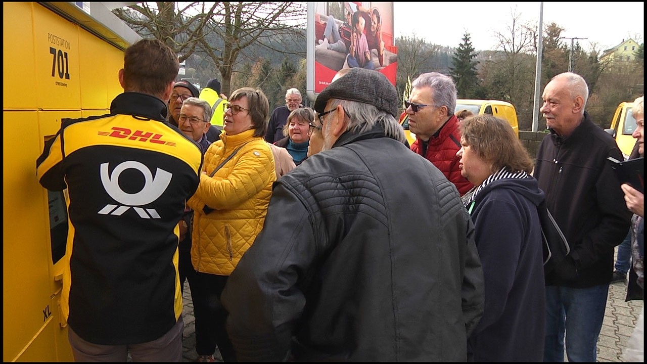 Eine der größten Poststationen Sachsens steht  in Elsterberg