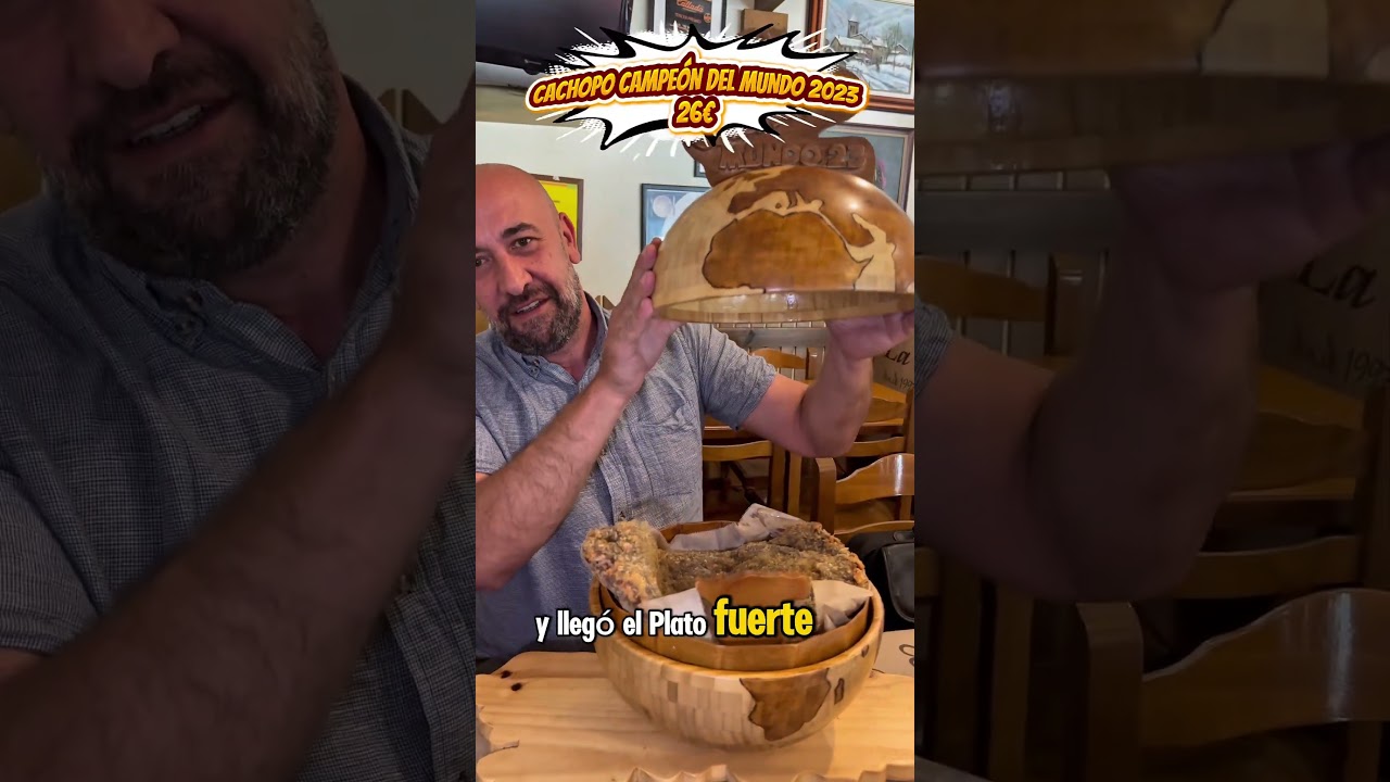 Super men&uacute; por 18&euro;, Mejor Cachopo del mundo 2023, charangas del Carm&iacute;n de la Pola #asturias #cachopo