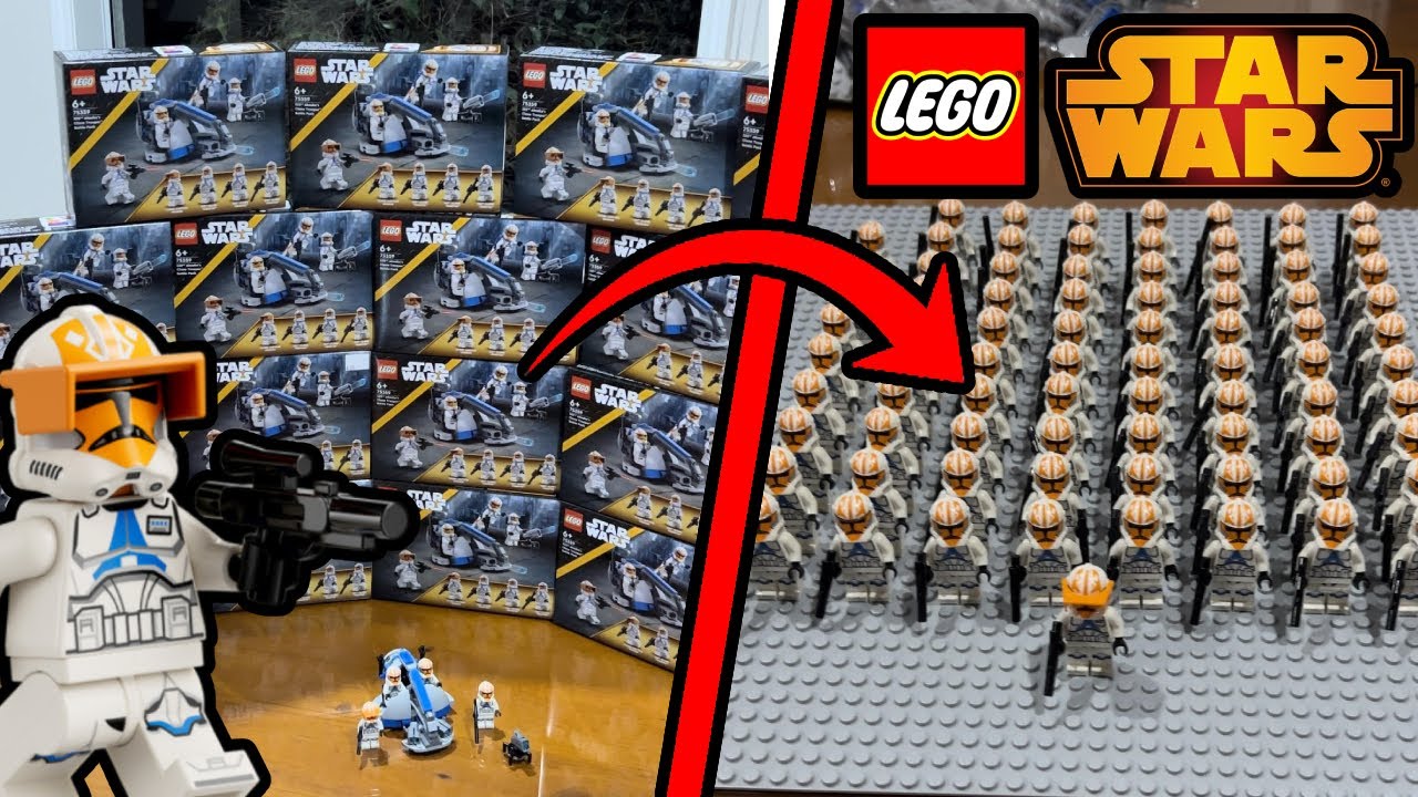 I Bought 20 LEGO Star Wars 332nd CLONE BATTLEPACKS!