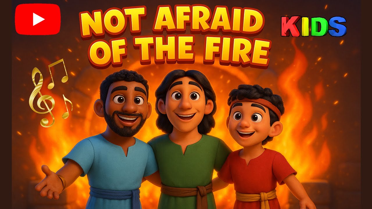 Not Afraid of the Fire 🔥 | Shadrach, Meshach & Abednego Kids Bible Song with Lyrics