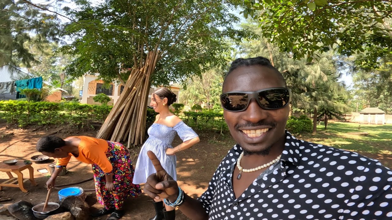 HOW My African Mum Welcomed us in Her home !!!