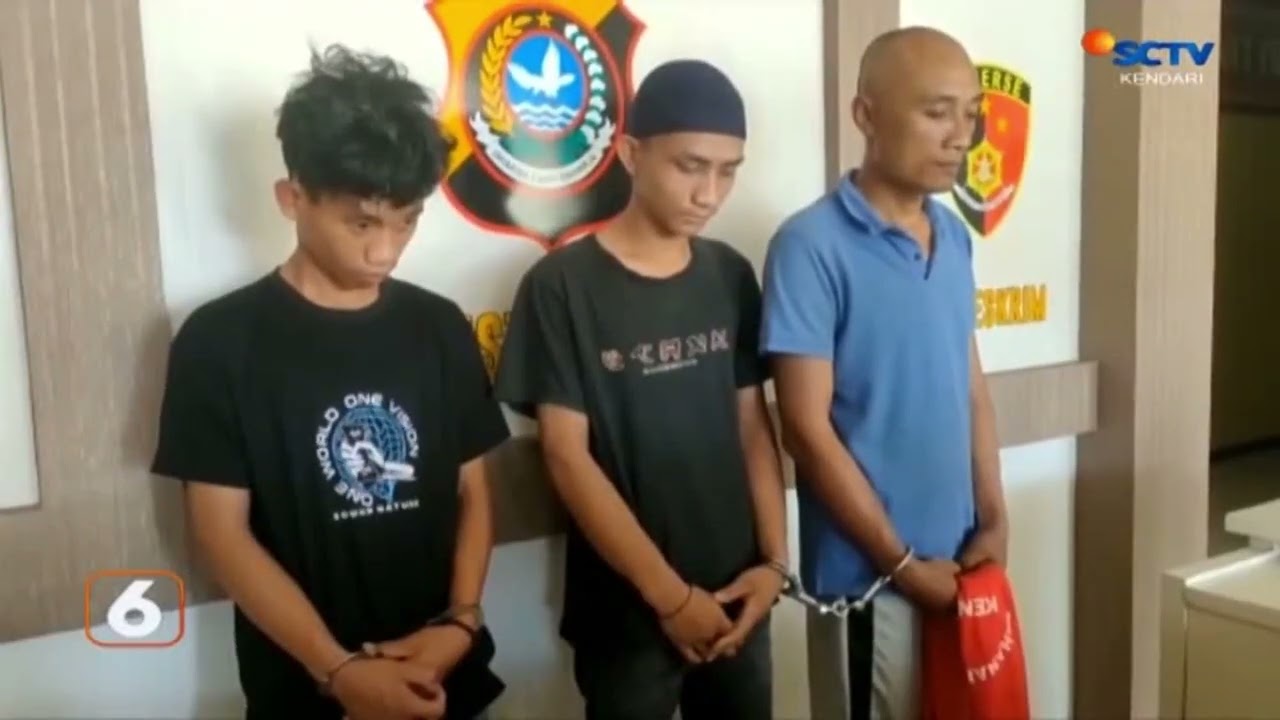 Tim Buser 77 Polresta Kendari Tangkap Tiga Spesialis Curanmor || SCTV KENDARI