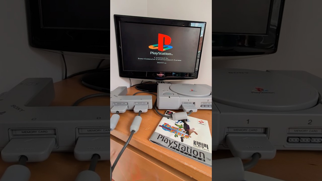 PlayStation 1 Multitap Setup for the Ultimate Button Bashing Test: Track & Field #retrogaming #ps1