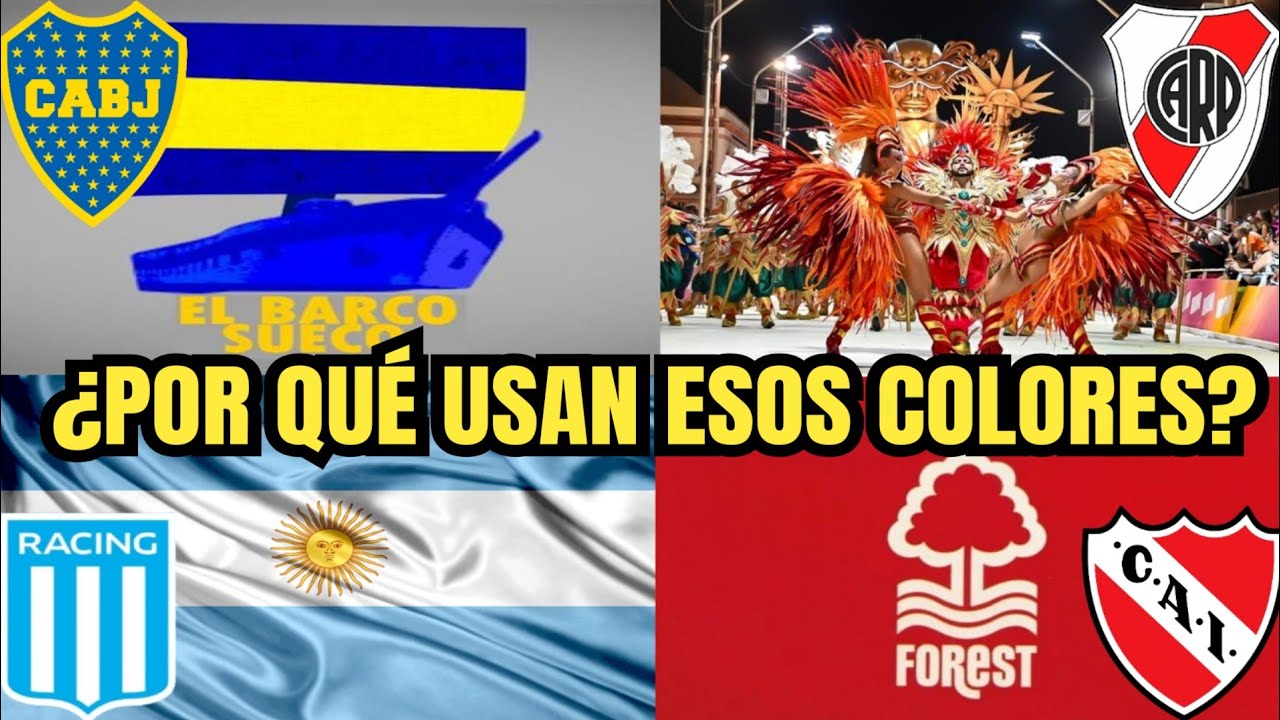 El ORIGEN de los COLORES de 15 CLUBES del FÚTBOL ARGENTINO