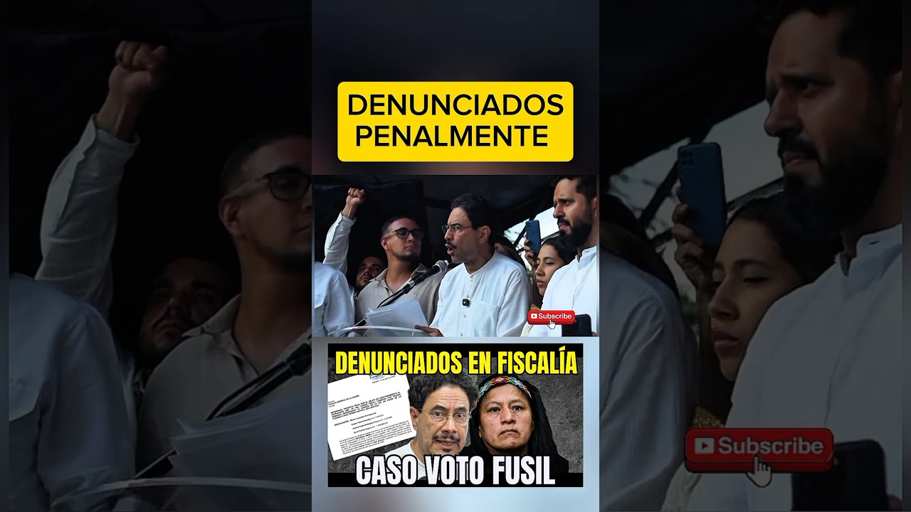 DENUNCIAN penalmente a Iv&aacute;n Cepeda y Aida Quilcu&eacute; (video completo en el enlace⬆️) #politica #noticia