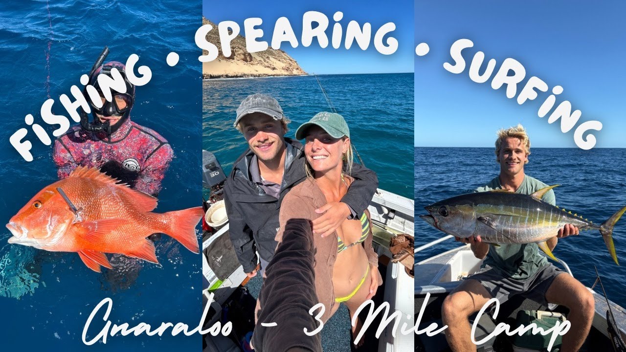 Travel Aus Episode 13: Gnaraloo, 3 Mile Camp - Red Emperor, Yellowfin Tuna, fun surf