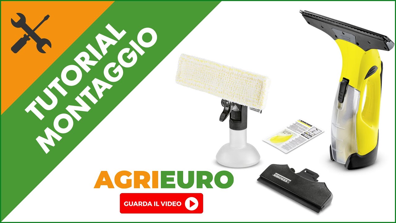 Lavavetri a batteria Karcher WV 5 Plus N: montaggio