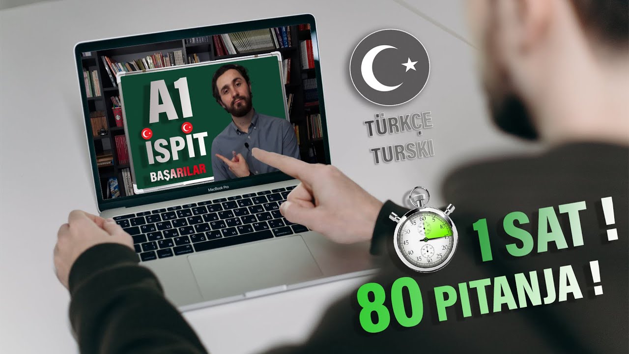 TURSKI JEZIK A1 ISPIT 🇹🇷  ( A1 Türkçe Sınavı - 80 Soru )