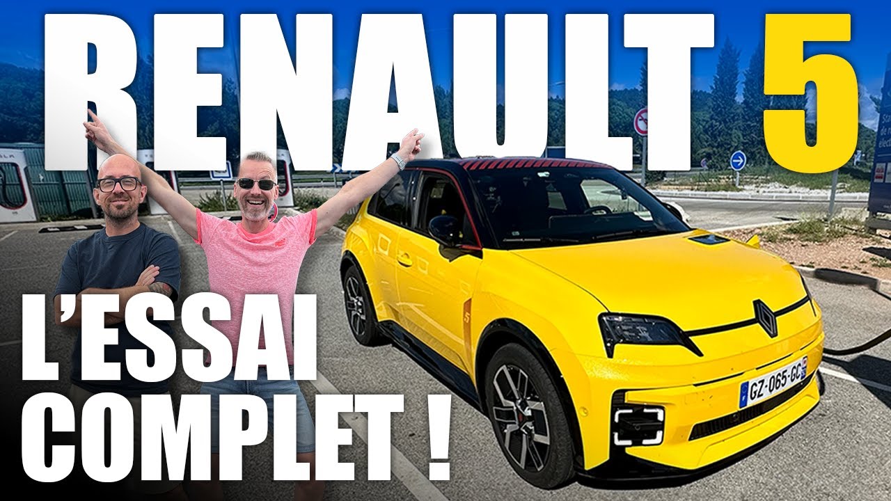 Renault 5 électrique : l'essai COMPLET de la nouvelle R5 (autonomie, recharge, consommation,...)