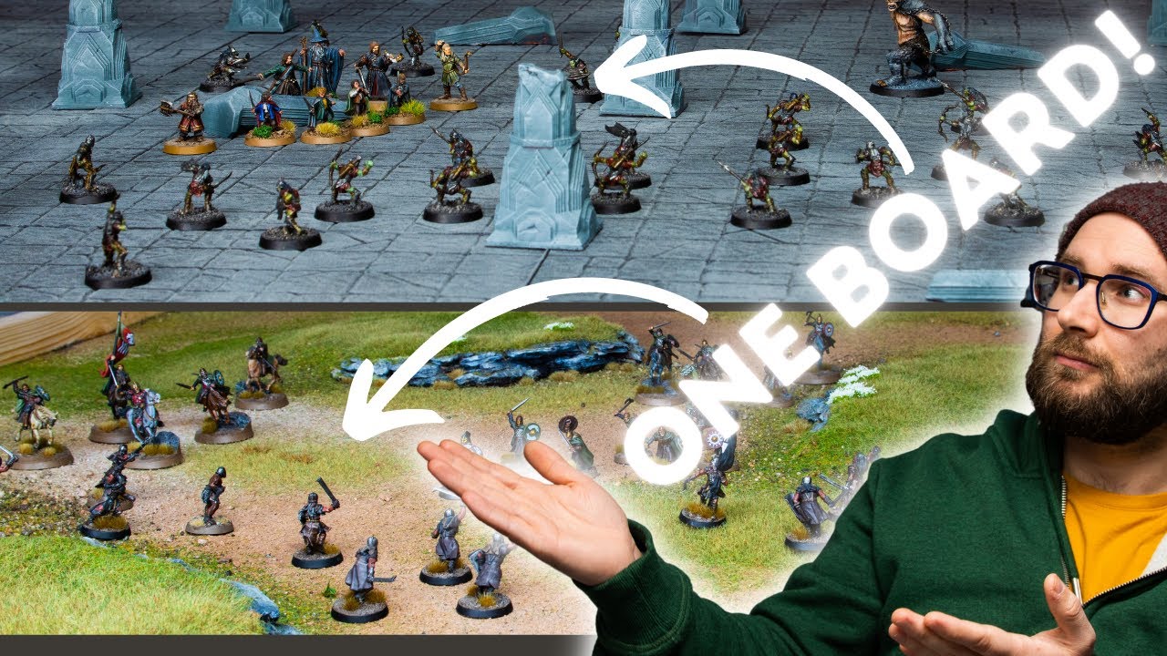Лучший ДВУСТОРОННИЙ, экономящий место игровой стол Warhammer!