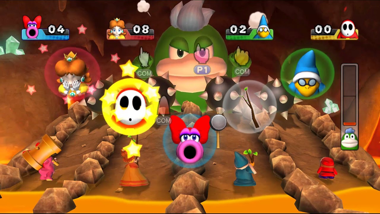Mario Party 9 - Bob - omb Factory - Birdo, Shy Guy, Daisy, Kamek - Master Difficulty | Mario Gaming