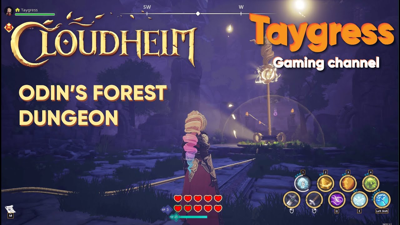 VAULT OF THE GODS - Odin's Forest Dungeon in Cloudheim (No commentary)