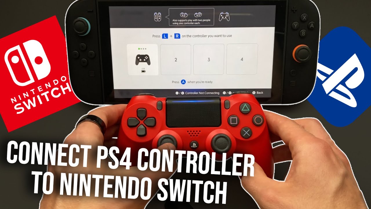 How to connect PS4 controller to Nintendo Switch
