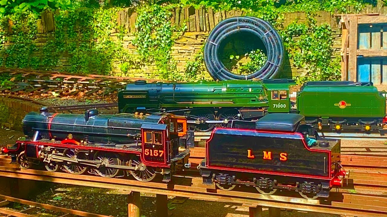 brighouse and Halifax model engineers 90th anniversary and open day LMS black 5 (44864)