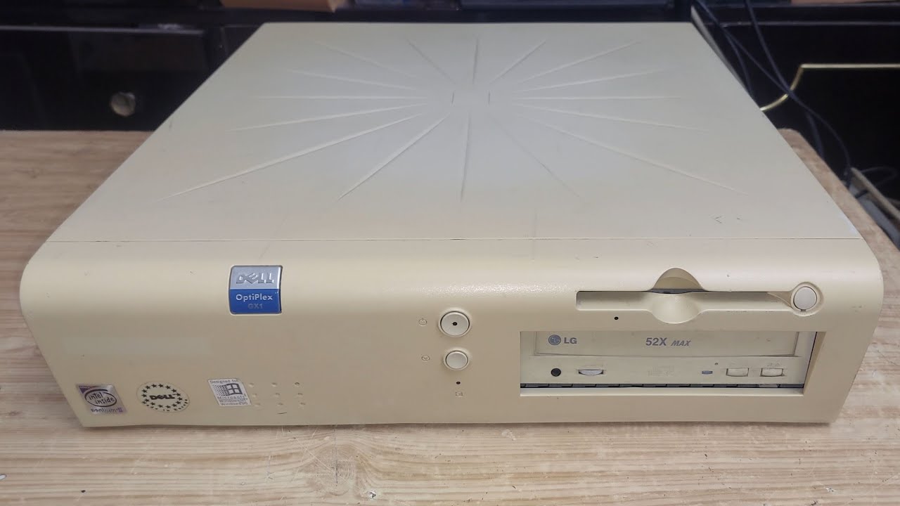 Dell Optiplex GX1 333L+ vintage pc - showcase and testing some 3d retrogames  #retro #retrogaming
