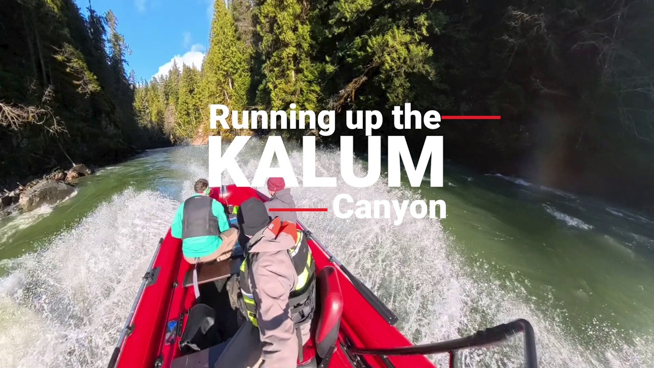 Running up the Kalum Canyon