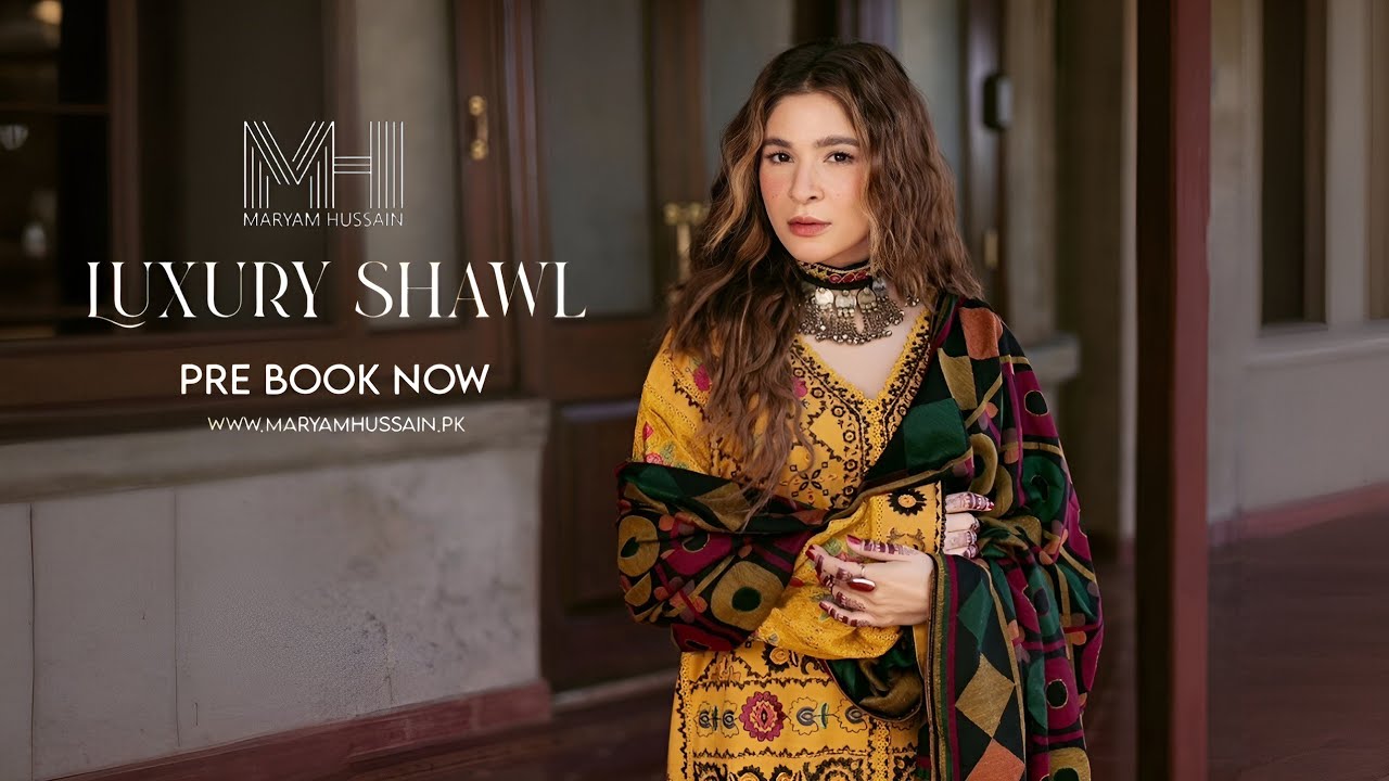 Maryam Hussain Winter Unstitched Collection’24 | Maryam Hussain Luxury Shawl Collection 2024