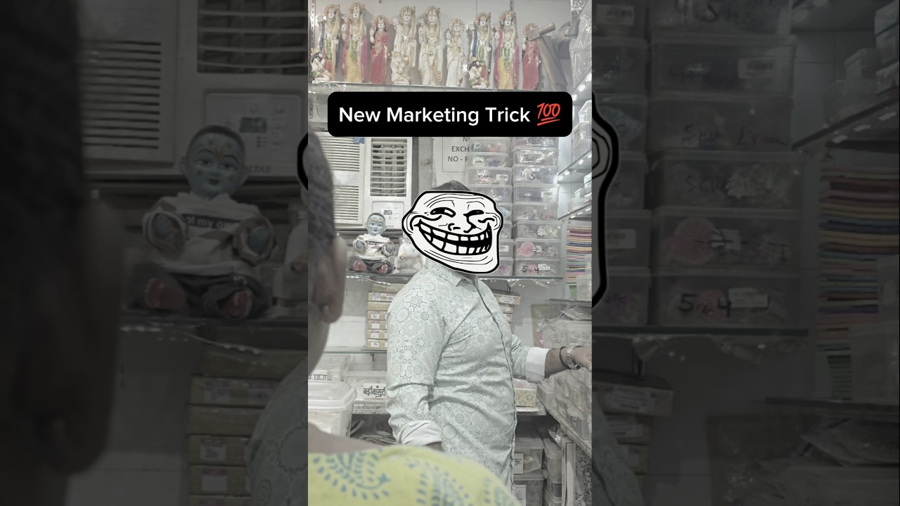 New Marketing Trick 😂😅 #ytshorts #shortsyoutube #viral #comedy