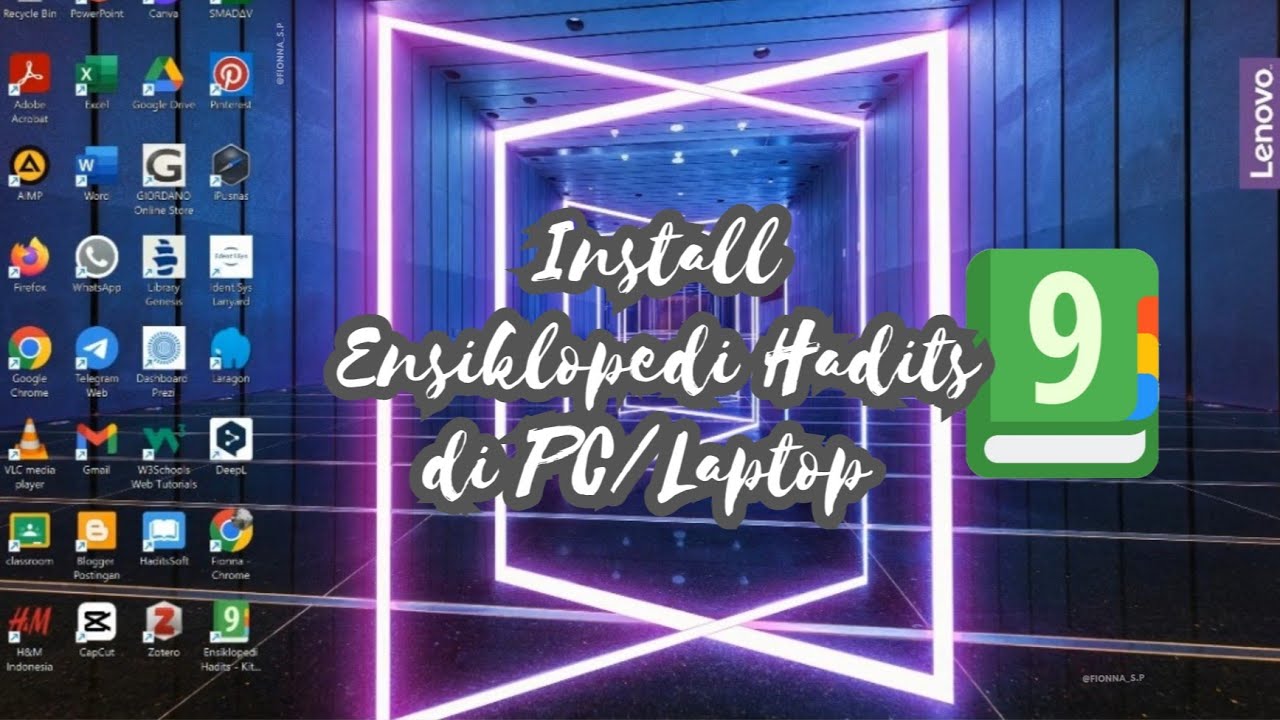 Tutorial/ Cara Install Aplikasi Ensiklopedi Hadits 9 Imam di Laptop/PC