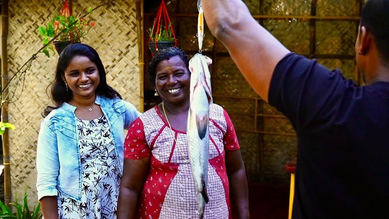 ഇതും കൊണ്ട് വെള്ളത്തിൽ ഒരേറു കൊടുത്താൽ മതി...അപ്പോൾ തന്നെ കാളാഞ്ചി കിട്ടും ..