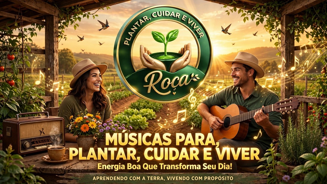 “Músicas Para Plantar, Cuidar e Viver – Energia Boa Que Transforma  Seu Dia!” parte 01