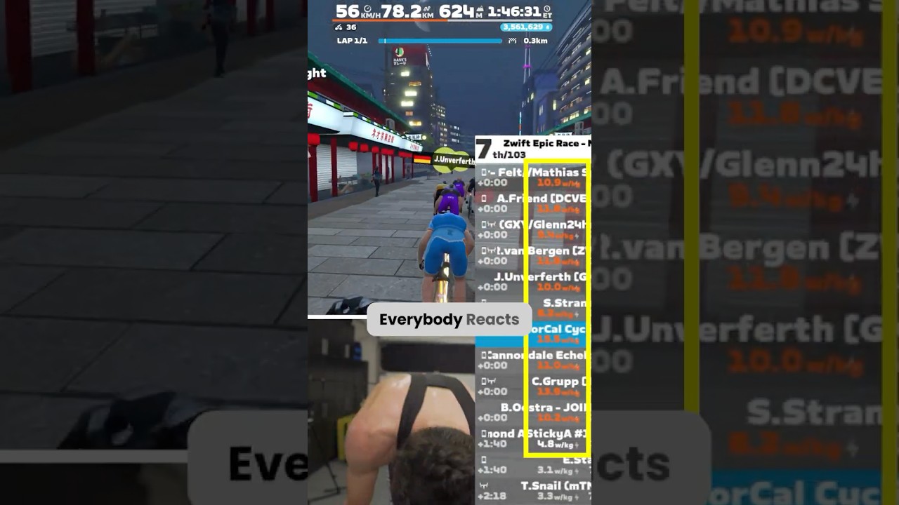 Win a ZWIFT Sprint the Easy Way #shorts