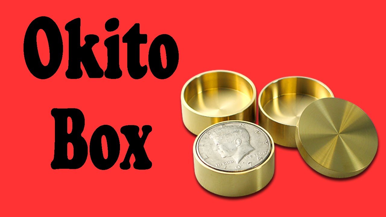 Okito Box - Brass (50c Size)