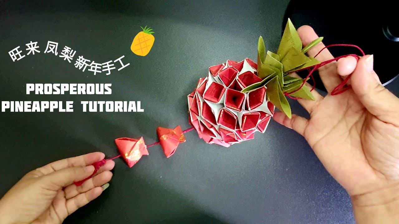 Easy Chinese new year decoration craft tutorial red packet angpow angpao craft 2
