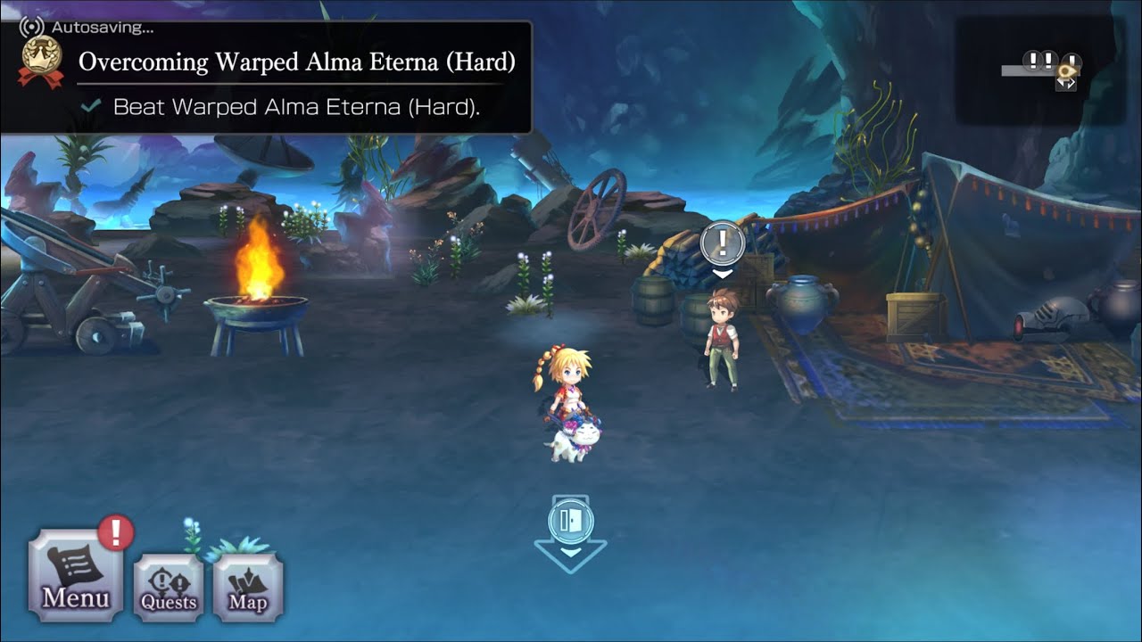 Another Eden Global 2.13.500 Apocrypha Warped Alma Eterna HARD Optional Boss Fight Battle!