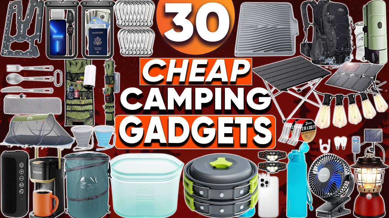 30 Cheap Camping Gadgets on Amazon that Should be Expensive, But Cost Very Little