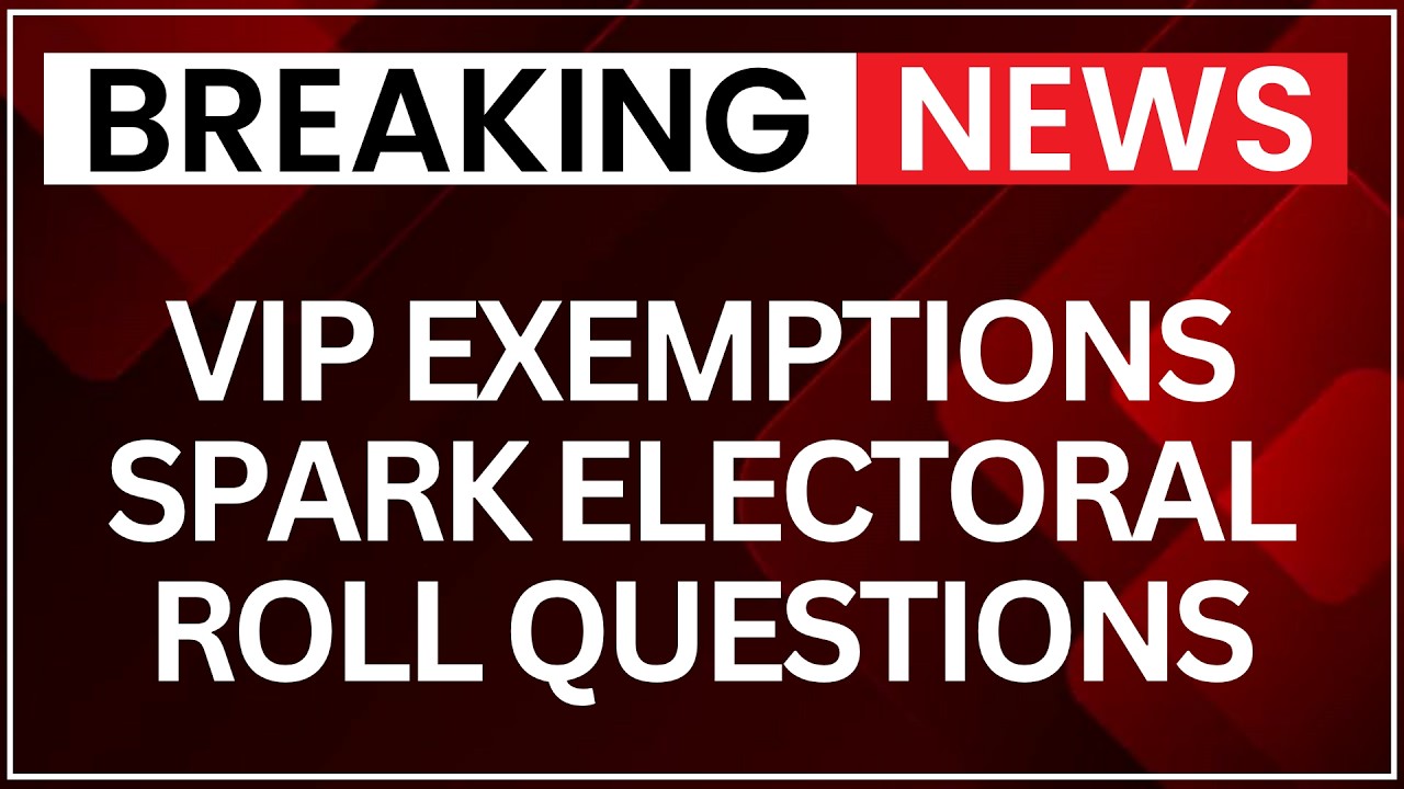 Delhi SIR VIP Notice Row: Special Treatment Claims Spark Big Electoral Roll Debate | NewsX