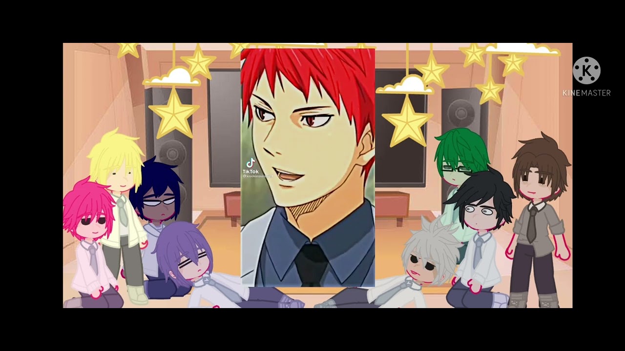 past generation of miracles react to kuroko|Remake|-|by.-kool-kris|
