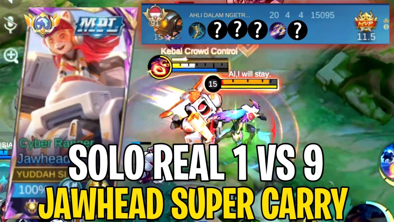 Build Jawhead Explane Tersakit Auto PANEN KILL - Top Global Jawhead - Mlbb