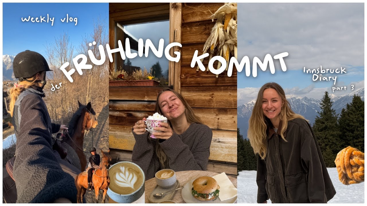 1. WEEKLY VLOG im Frühling - Innsbruck Auslandssemester Diary Part 3
