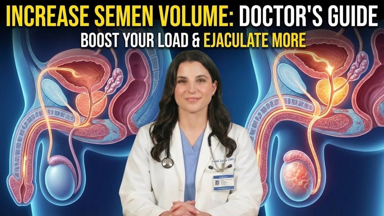 How to increase semen volume  What to do to ejaculate more