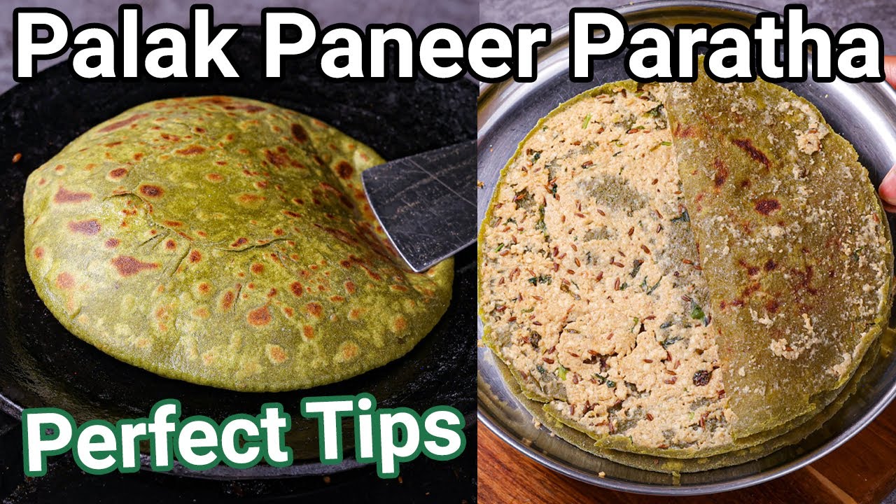 Palak Paneer Paratha - 2 in 1 New Healthy Recipe | High Protein Palak Paneer Paratha for Weight Loss