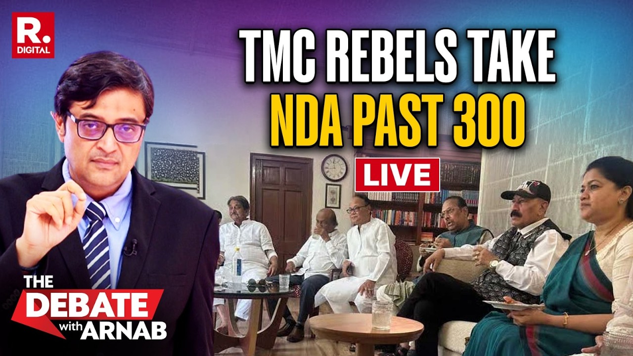 Debate With Arnab LIVE: 20 TMC MPs To Back NDA As Mamata Banerjee Stares At Split