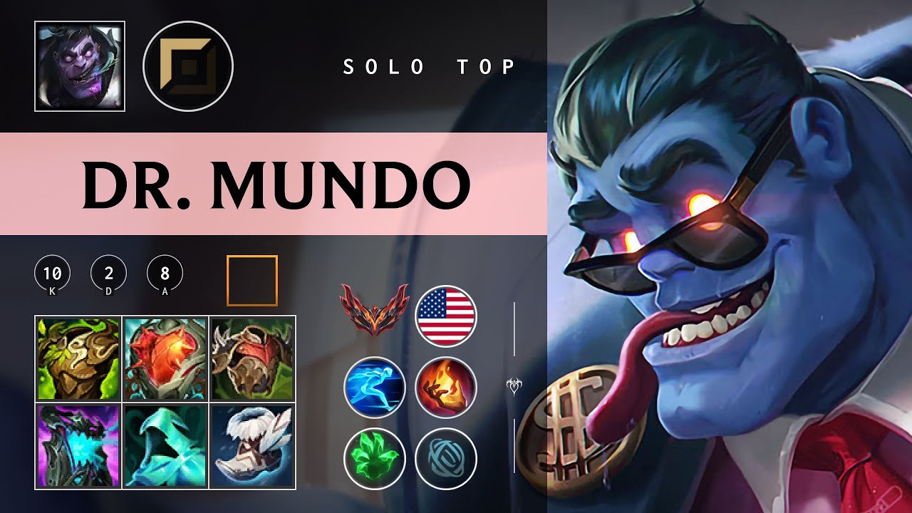 Dr. Mundo Top vs Darius - NA Grandmaster Patch 26.02