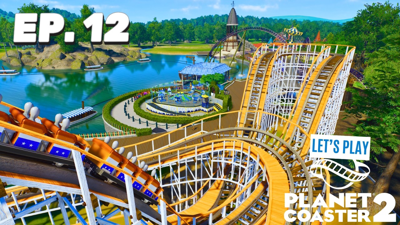 🎢 Wooden COASTER pour notre boardwalk - Let's Play FR Planet Coaster 2 EP12