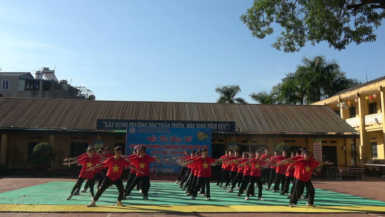 NHỮNG TRÁI TIM VIỆT NAM - 8A6 -  HỘI THI DÂN VŨ NĂM 2023 -TRƯỜNG THCS ĐỘC LẬP - TP THÁI NGUYÊN